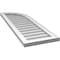 Ekena Millwork Quarter Round Top Right Surface Mount PVC Gable Vent w/ 2"W x 1-1/2"P Brickmould Frame, 14"W x 42"H GVPQR14X4202SN - alternate 3